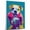 American Bulldog, variant on Grand Basset Griffon Vendeen Dog Boxing Art Stretched Canvas Size 8x12 – Grand Basset Griffon Vendeen Dog Playing Boxing Wall Art, Dog Lover Canvas, Sports Theme Decor for Living Room