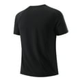 thumbnail image 2 of Men's Modal V-Neck T-Shirt Black 2XL 50"-52" Big and Tall, 2 of 3