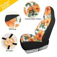 thumbnail image 3 of ALAZA Botanical Flowers Car Seat Covers 2 PCs Universal Auto Front Seats Interior Protector, 3 of 7