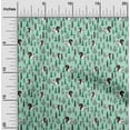 thumbnail image 2 of oneOone Cotton Cambric Light Mint Green Fabric Animal Diy Clothing Quilting Fabric Print Fabric By Yard 42 Inch Wide, 2 of 5