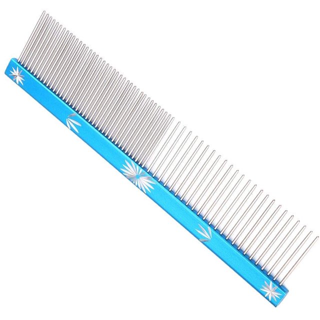Dog Grooming Comb for Long Haired Dogs and Cats - Pet Hair Trimmer Cat Hair Comb for Dogs