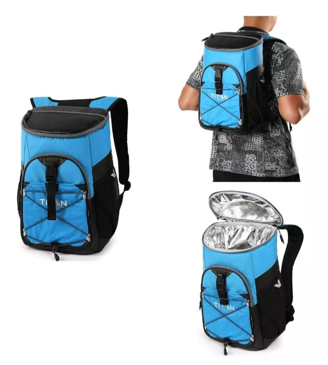 Mochila Térmica Titan Hielera Tipo Mochila Para 26 Latas Hielera