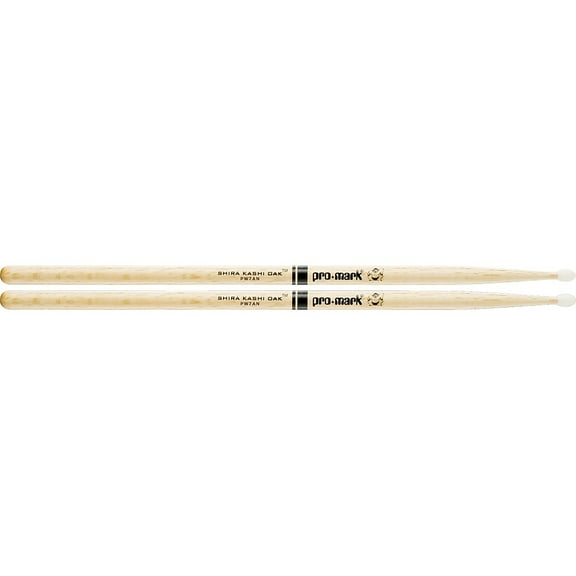ProMark - PW7AN - Classic Attack 7A Shira Kashi Oak Drumstick, Oval Nylon Tip