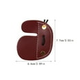 thumbnail image 2 of VONKY Finger Tab Recurve Bow Protective Accessory Practical Target Hand Wear-resistant Fingers Guard for Adults, 2 of 7