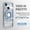 Blue, variant on Magnetic for iPhone 13 Case with Invisible Stand[Compatible with MagSafe][Full Camera Lens Protector][Military Drop Protection] Shockproof Not Yellowing Clear for Women Men,Black