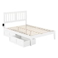 thumbnail image 2 of AFI Tahoe Full Solid Wood Storage Bed with USB Charger in White, 2 of 9