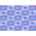 thumbnail image 1 of Ahgly Company Indoor Rectangle Patterned Light Slate Blue Area Rugs, 7' x 10', 1 of 6