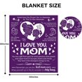 thumbnail image 4 of Throw Blankets Birthday Gifts for Mom from Daughter Son, Mom Gifts Blanket for Christmas Day, Super Soft Flannel Throw Blankets for Valentines Mother''s Day for Bed, Size 50x60, 4 of 5