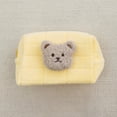 thumbnail image 1 of Estuche para lápices de costura con esponja de franela con oso bordado, bolsa de almacenamiento de papelería para bebés y jardín de infantes, bolsa de cosméticos, 1 of 6