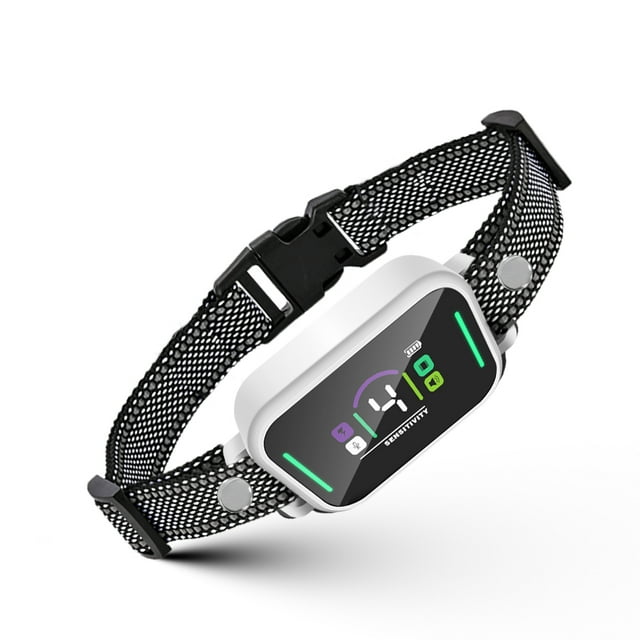 Collier Anti-Aboiement pour Chien, Rechargeable avec 8 Sensibilités Réglables