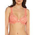 thumbnail image 3 of Maidenform Womens Modern Beauty Unlined Underwire Bra, 40D, Coral Punch, 3 of 3