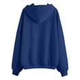 thumbnail image 6 of WULMLEO Zip Up Hoodie for Women Oversized Zip Up Y2K Hoodies Casual Long Sleeve Sweatshirts Fall Spring Track Jackets 2026 Dark Blue Polyester, 6 of 6