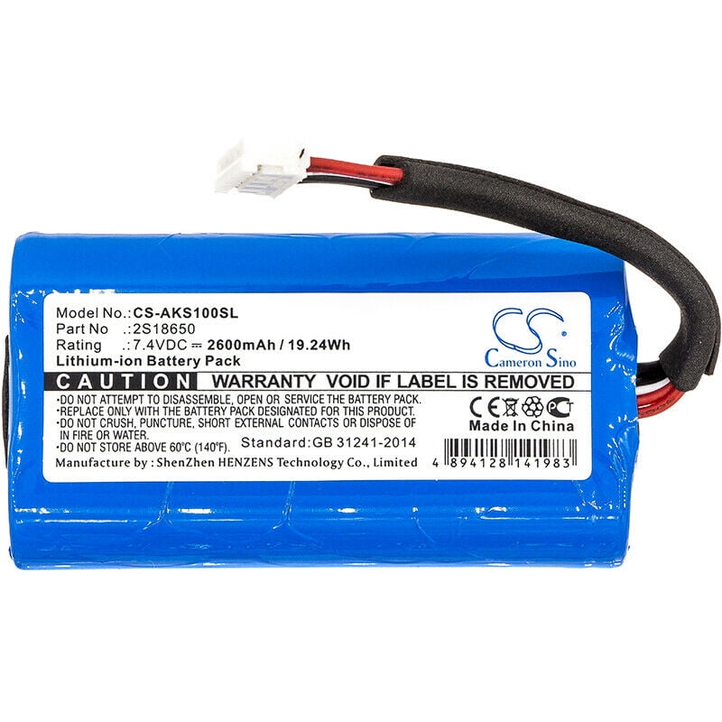 Replacement Battery For Anker 7.4V 2600mAh / 19.24Wh Speaker Battery