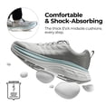thumbnail image 2 of Zapatillas para correr para hombre NORTIV 8 gris antideslizantes talla 10.5, 2 of 9