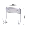 thumbnail image 4 of Metal Hook Wall Mount Ironing Board Holder,ironing Board Hanger,white, 4 of 4
