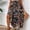 Dark Blue, variant on Skirts for Women Summer Bohemian Lace Up Floral Print Flowy Long Skirt Female Loose Split Boho Skirt Dark Blue M