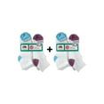 thumbnail image 2 of Fruit of the Loom Girls Ankle Socks 20 Pack, 2 of 4