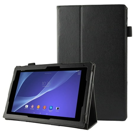 AMZER Texture Leather Case with Holder for Sony Xperia Tablet Z2 10.1 -
