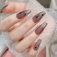 thumbnail image 4 of Sunsanly 4 Sheets Star Nail Art Stickers 3D Self-Adhesive Star Nail Decals Shiny White Black Gold Silver Stars Nail Sticker Designs Nail Art Supplies for Nail Tips DIY Manicure, 4 of 8