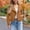Brown, variant on BLTIBY Womens Bomber Jacket Fall Zip Up Suede Cropped Lapel Coat Trendy Lightweight Casual Outfits with Pockets Green L