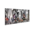 thumbnail image 4 of Chic Home Citylife 3 Piece Set Wrapped Canvas Wall Art Times Square, 4 of 4