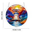 thumbnail image 3 of Outdor 83 Piece Acrylic Puzzle Sunset DIY Window For Home And Garden, 3 of 6