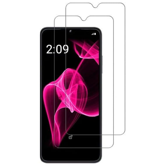 VIESUP 2Pack Screen Protector Compatible with T-mobile Revvl 6X Tempered Glass 9H Hardness, Anti Scratch, Bubble Free, Easy to Install HD Clear Protective Film