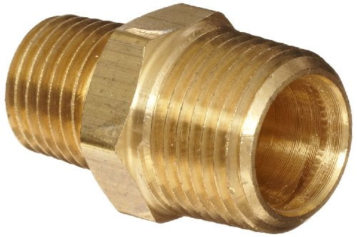 1/8" x 2"  Brass Pipe Threaded Nipple Plumbing NPT Fitting 