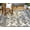 Grey/Black, variant on Nicole Miller New York Patio Country Calla Contemporary Herringbone Indoor/Outdoor Area Rug, Black/Grey, 7'9"x10'2"