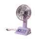 thumbnail image 4 of Ventilador de escritorio ligero con rotación de 360 degree, versátil, portátil, para dormitorio, viajes y dormitorio. violento, 4 of 9