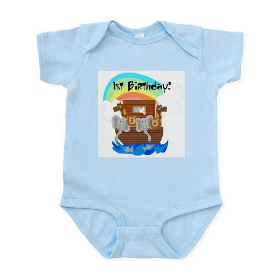 CafePress - Noah's Ark 1St Birthday Infant Creeper - Baby Light Bodysuit, Size Newborn - 24 Months