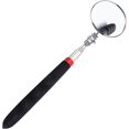 thumbnail image 1 of Auto Mechanical Mirror Adjustable Inspection Mirrors Inspection Mirror 360 Degree Rotatable Inspection Mirror, Telescopic up to 72cm, Non-Slip Black, 1 of 5