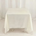 thumbnail image 2 of BalsaCircle 70x70 in Pearl White Scuba Polyester Square Tablecloth Party Linens Events Decorations Supplies, 2 of 8