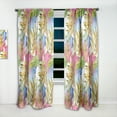 thumbnail image 2 of Designart 'Foliage Tropical II' Mid-Century Modern Curtain Panel, 2 of 5