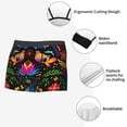 thumbnail image 6 of Kll Mexican Flower Traditional1 Men'S Cotton Boxer Briefs Underwear-Large, 6 of 9