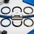 thumbnail image 5 of BlinkLLX Trash Can Bands Set of 6, Fits 13 to 32 Gallon Cans, Hongmed Elastic Rubber Bands for Kitchen/Office/Garage, Secure Garbage Bags in Place, Blue, 5 of 6