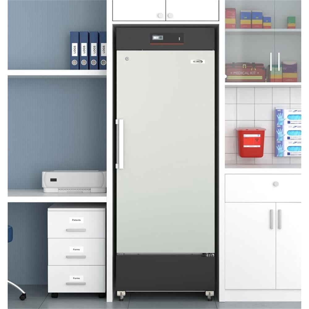 Pemberly Row 27" -25 C Upright Medical Freezer For Pharmacy/Laboratory in Silver