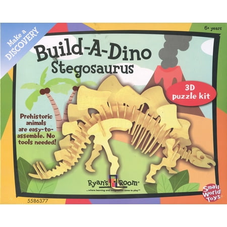 Ryan's Room Build-a-Dino Stegosaurus Wood Model Kit
