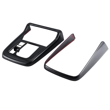 1sets Car Carbon Fiber Control Gear Shift Panel Decal Interior Modification For -v 2022 2023