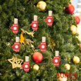 thumbnail image 3 of 50 pinzas de madera navideñas, pinzas navideñas, pinzas decorativas para la ropa Guantes, 3 of 9