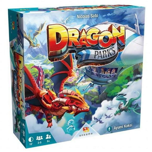 Ankama Board Games ANK290 Dragon Parks Board Game