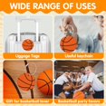 thumbnail image 2 of Etiquetas de equipaje Eyourlife Baloncesto PVC para maletas, 12 unidades, 2 of 6