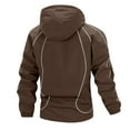 thumbnail image 3 of Daznico Winter Coats for Men,Reflective Hooded Casual Jacket Lightweight Windbreaker Outdoor Sports Lined Full Zip Up Coat for Daily Streetwear and Hiking,Size:XS, 3 of 3
