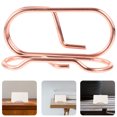 thumbnail image 1 of WEUVEB Soporte De Metal En Oro Rosa Para Tarjetas De Negocios Con Práctico Para Oficina, 1 of 8