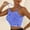 Blue, variant on Bra 1 | Sports Bras For Women Knit Padded Push Up Comfort Racerback Spaghetti Thin Strap Workout Yoga Gym Fitness Tops