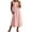 Pink, variant on Levmjia Womens Dresses Flowy Elegant Solid Color Dress and Sleeveless Round Neck One-Piece Set Plus Size Sleeveless Commute Maxi Dress