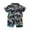 Navy, variant on ANINEO Baby Boy Tropical Print Outfits Short Sleeve Button Down Shirt Swim Shorts Summer Set Casual Toddler Boy Beach, 18-24 Months