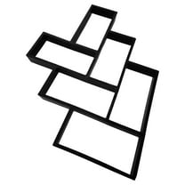 MLINS  Concrete Garden Pavement Molds Paver Making Make Path Black