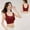 Red, variant on Women's Sports Bras Plus Size Spandex Under $5 Strapless Lace Underwear With Thin Side Collection And Daily Bra