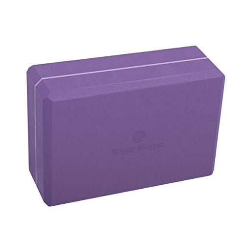 Hugger Mugger 3-Inch Foam Yoga Block (Purple) 